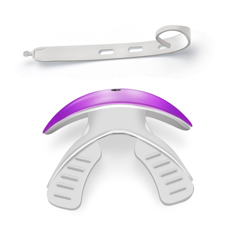 紫色定制牙齿保护美式橄榄球牙套
